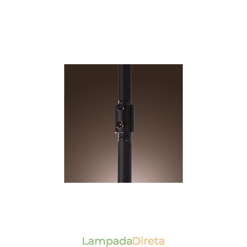 Lustre de ferro de vanguarda com 12 luzes