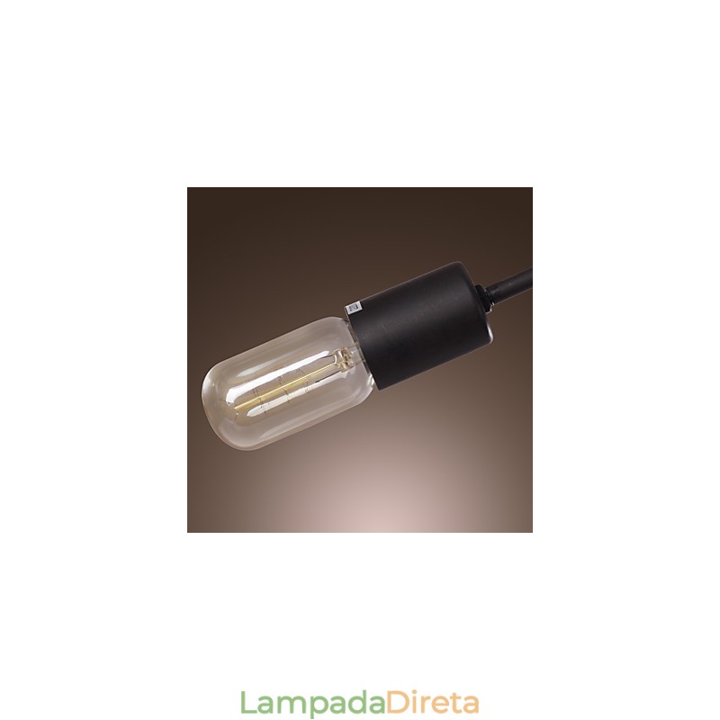 Lustre de ferro de vanguarda com 12 luzes