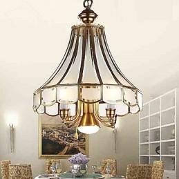Luminárias pendentes Cristal Mini Estilo Tradicional Clássico Metal