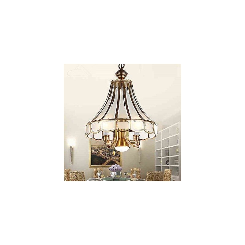 Luminárias pendentes Cristal Mini Estilo Tradicional Clássico Metal