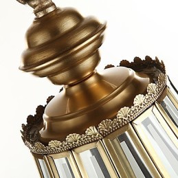 Luminárias pendentes Cristal Mini Estilo Tradicional Clássico Metal