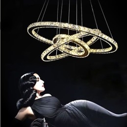 Luminárias pendentes Cristal Moderno Contemporâneo Metal