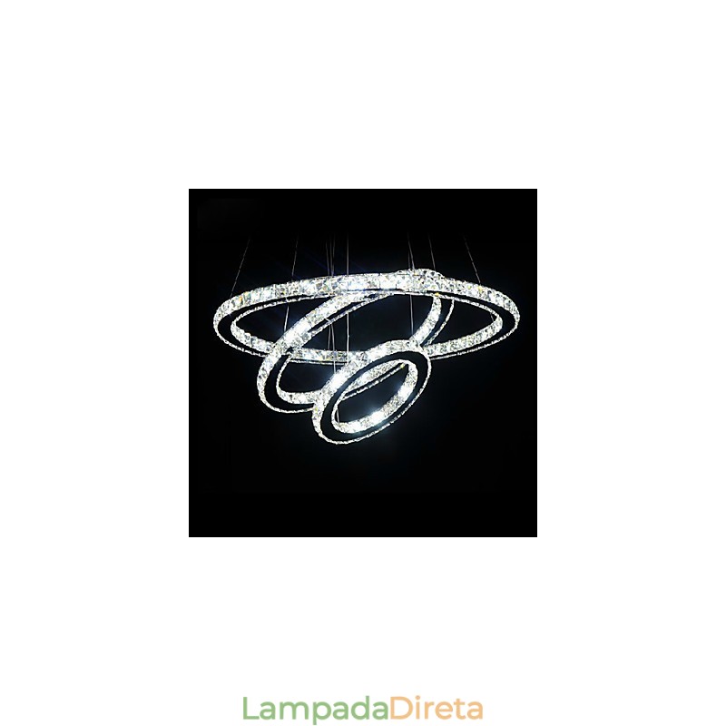 Luminárias pendentes Cristal Moderno Contemporâneo Metal