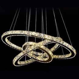 Luminárias pendentes Cristal Moderno Contemporâneo Metal