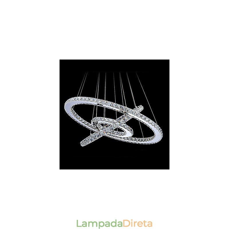 Luminárias pendentes Cristal Moderno Contemporâneo Metal