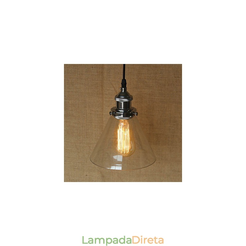 Tradicional Clássico Vintage Retro Country Globe Pendant Light
