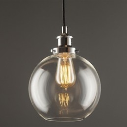 Tradicional Clássico Vintage Retro Country Globe Pendant Light