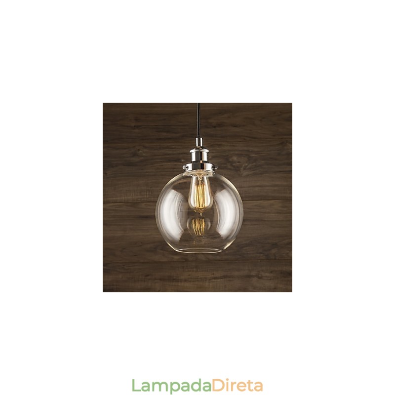 Tradicional Clássico Vintage Retro Country Globe Pendant Light
