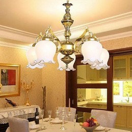 Jane Retro luminária Ferro Mediterrâneo Iluminação 5