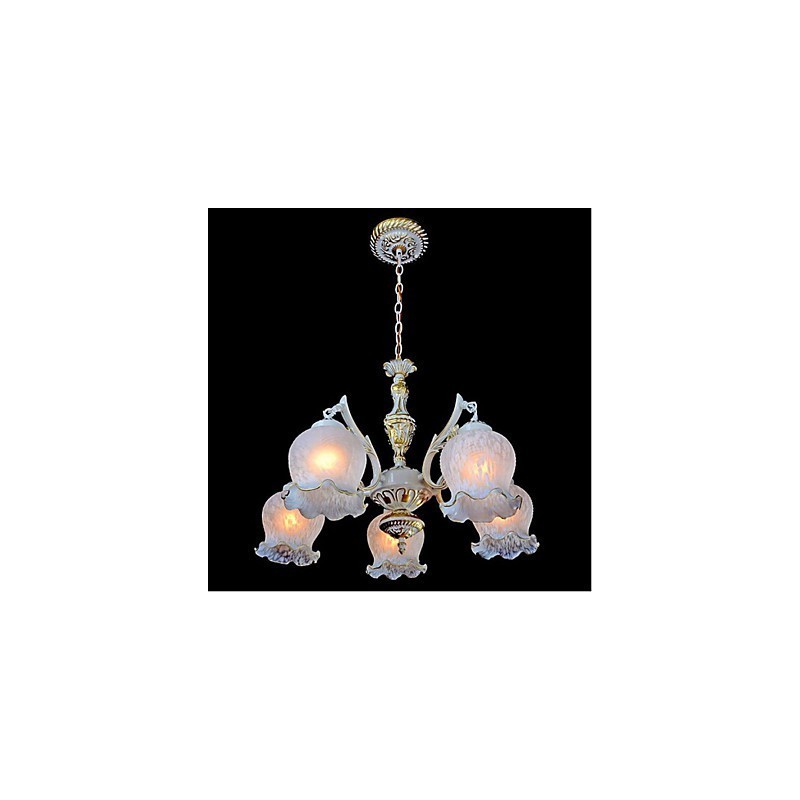 Jane Retro luminária Ferro Mediterrâneo Iluminação 5