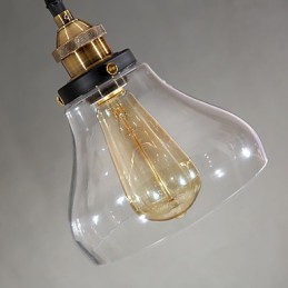 Tradicional Clássico Vintage Retro Country Globe Pendant Light