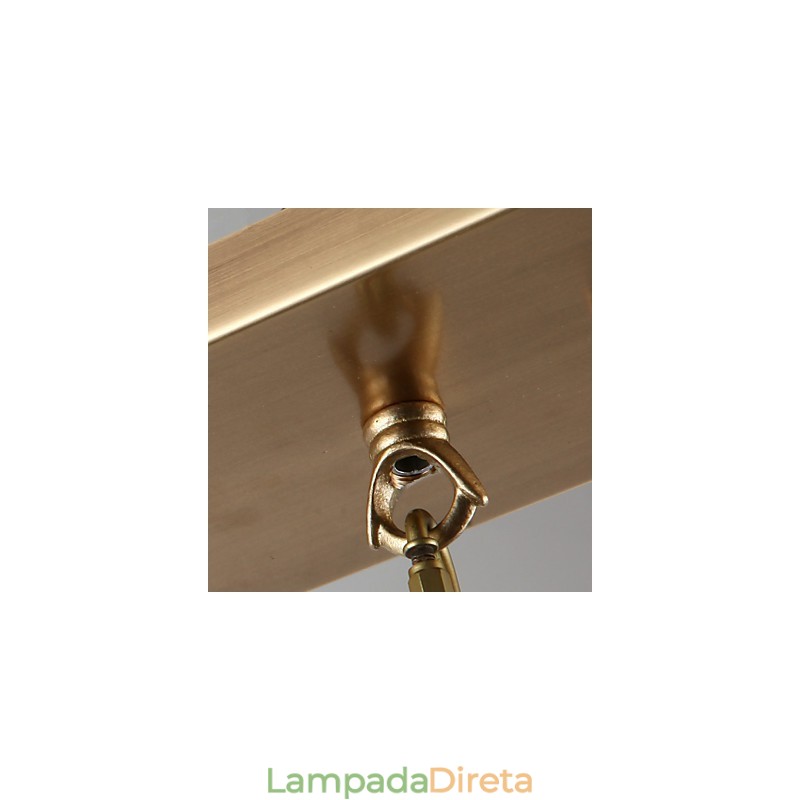 Luminárias pendentes Cristal Mini Estilo Tradicional Clássico Metal