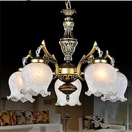 Jane Retro luminária Ferro Mediterrâneo Iluminação 5