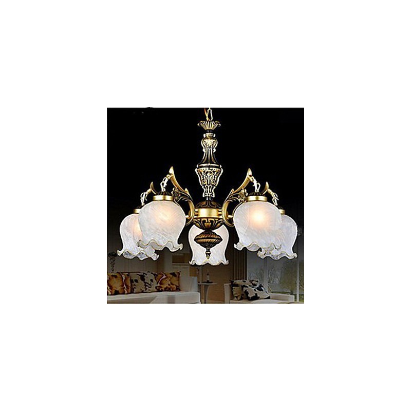Jane Retro luminária Ferro Mediterrâneo Iluminação 5