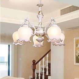 Jane Retro luminária Ferro Mediterrâneo Iluminação 5
