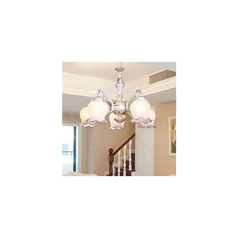 Jane Retro luminária Ferro Mediterrâneo Iluminação 5