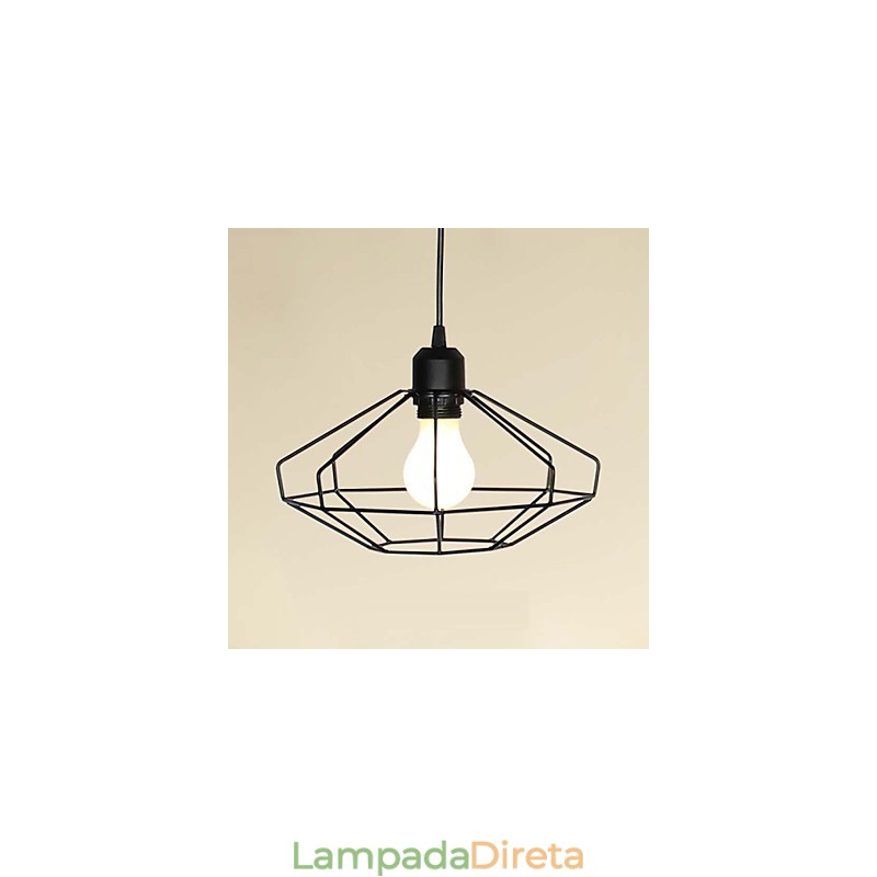 Luminária pendente de metal Country Designers