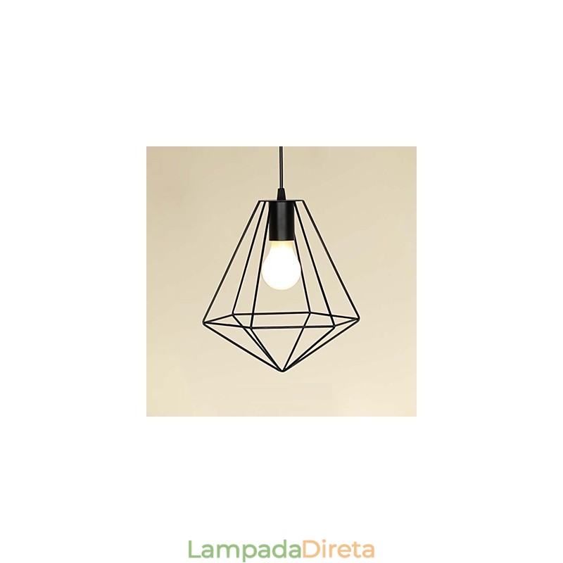 Luminária pendente de metal Country Designers