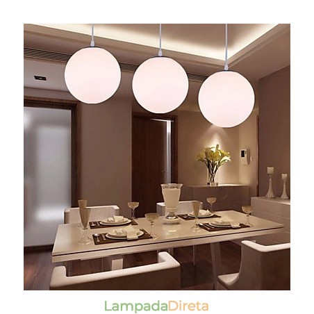 1 Luzes Luminária Pendente Contemporânea de Vidro 1 Luzes Luminária Pendente Contemporânea de Vidro