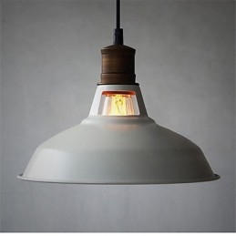 Luminária pendente industrial vintagen mini de metal 1 luz multicolorida opcional