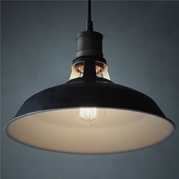 Luminária pendente industrial vintagen mini de metal 1 luz multicolorida opcional