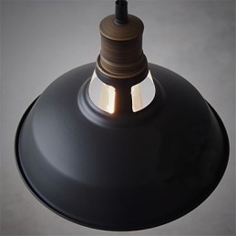 Luminária pendente industrial vintagen mini de metal 1 luz multicolorida opcional