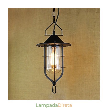 American Retro Rústico Pastoral Iluminação Luz Industrial Luminária Pendente American Retro Rústico Pastoral Iluminação Luz Industrial Luminária Pendente