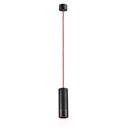 1 Mini Luminária Pendente Preto Anodizado com Alumínio