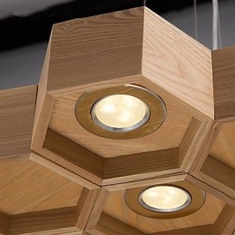 Luzes Pendentes Country Madeira Bambu