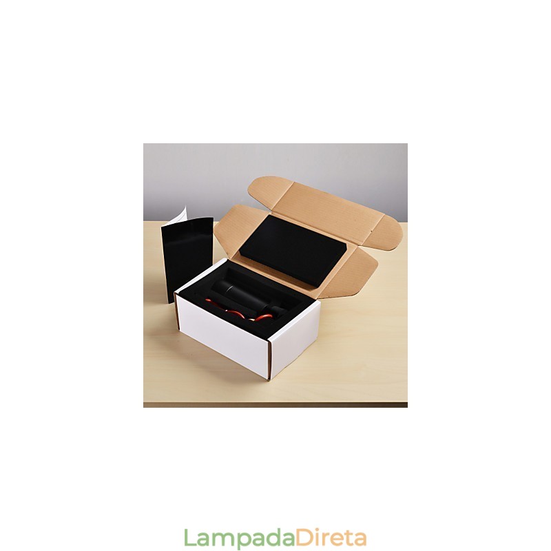 1 Mini Luminária Pendente Preto Anodizado com Alumínio