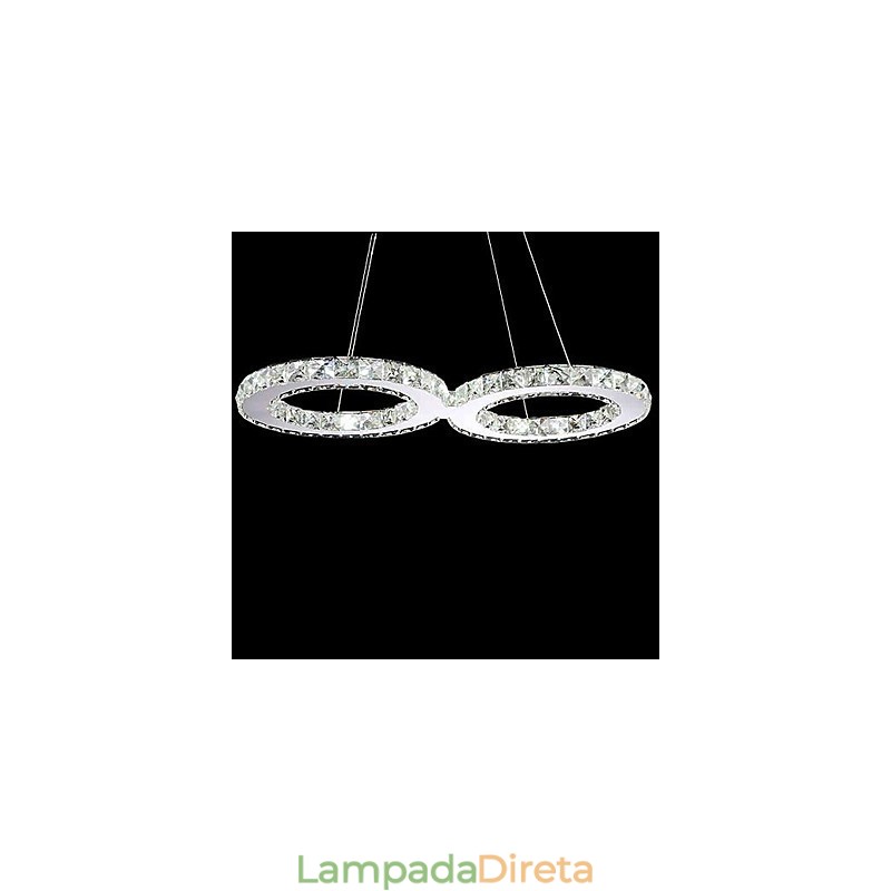 Luminárias pendentes 2 luzes modernas simples artísticas