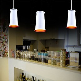 Luminária pendente de metal com pintura estilo vintage clássico rústico e mini