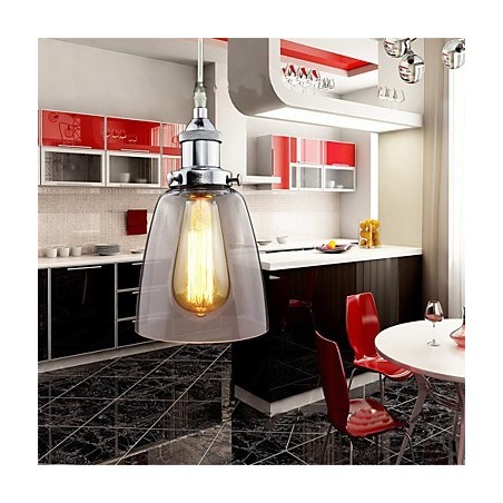 Moderno vidro cromado vintage industrial retro encaixe edison pingente luz café varanda luz Moderno vidro cromado vintage industrial retro encaixe edison pingente luz café varanda luz