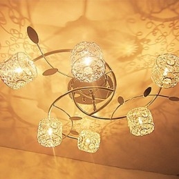 Moderno Contemporâneo Cristal Galvanizado Montagem Embutida