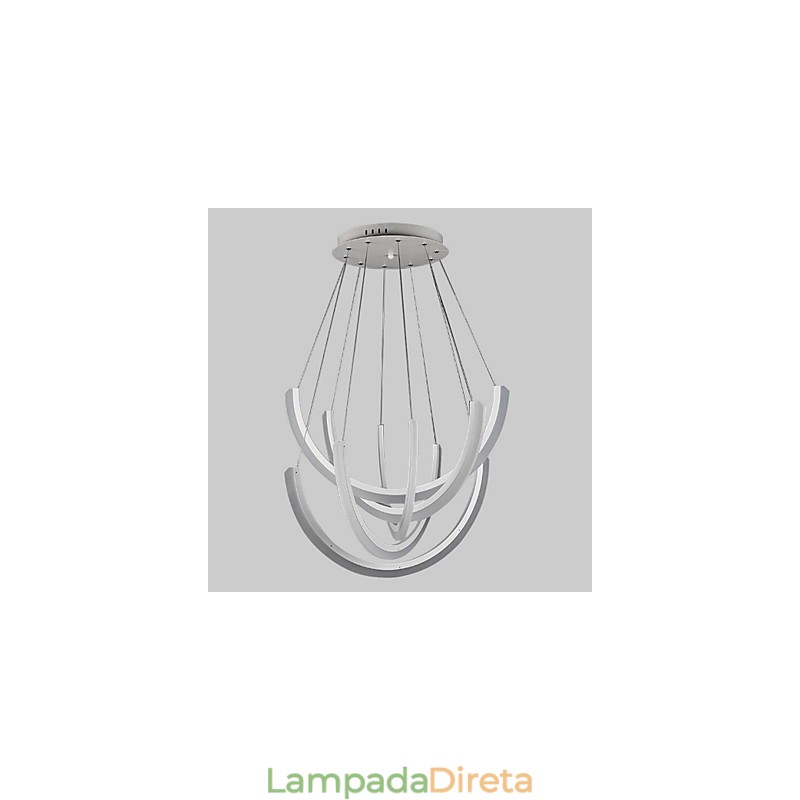 Luminária pendente industrial decorativa moderna linear suspensa