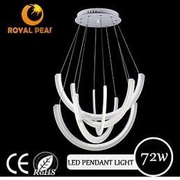 Luminária pendente industrial decorativa moderna linear suspensa
