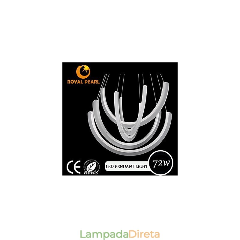 Luminária pendente industrial decorativa moderna linear suspensa