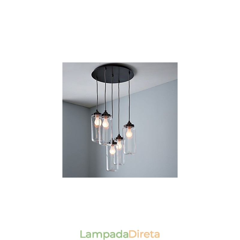 Luminária pendente vintage clássica tradicional