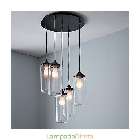Luminária pendente vintage clássica tradicional Luminária pendente vintage clássica tradicional