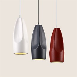 Luminária pendente de metal com pintura estilo retrô vintage mini