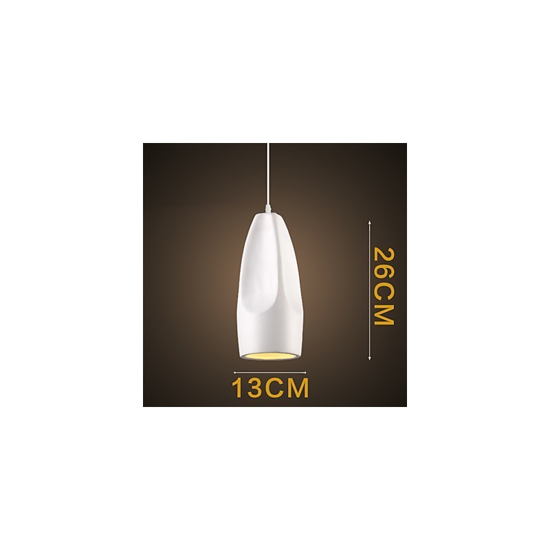 Luminária pendente de metal com pintura estilo retrô vintage mini