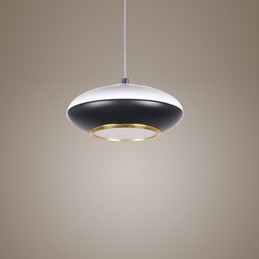 9W moderno disco voador design alta qualidade pingente luz café