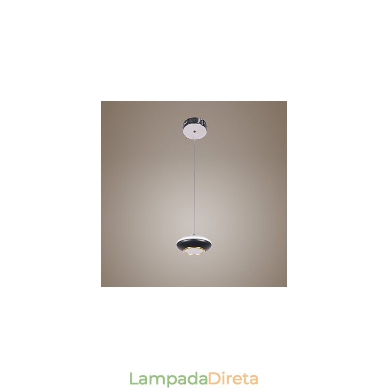 9W moderno disco voador design alta qualidade pingente luz café