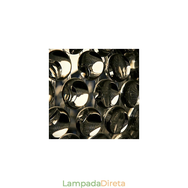 Luminária pendente de contas com 1 luz