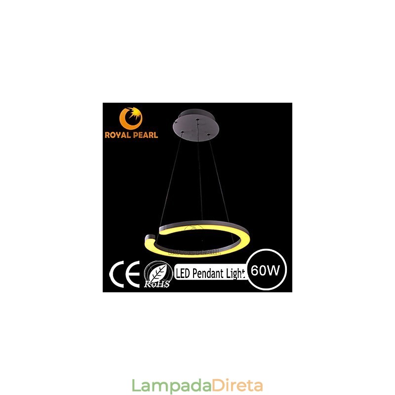 Design moderno luminária suspensa