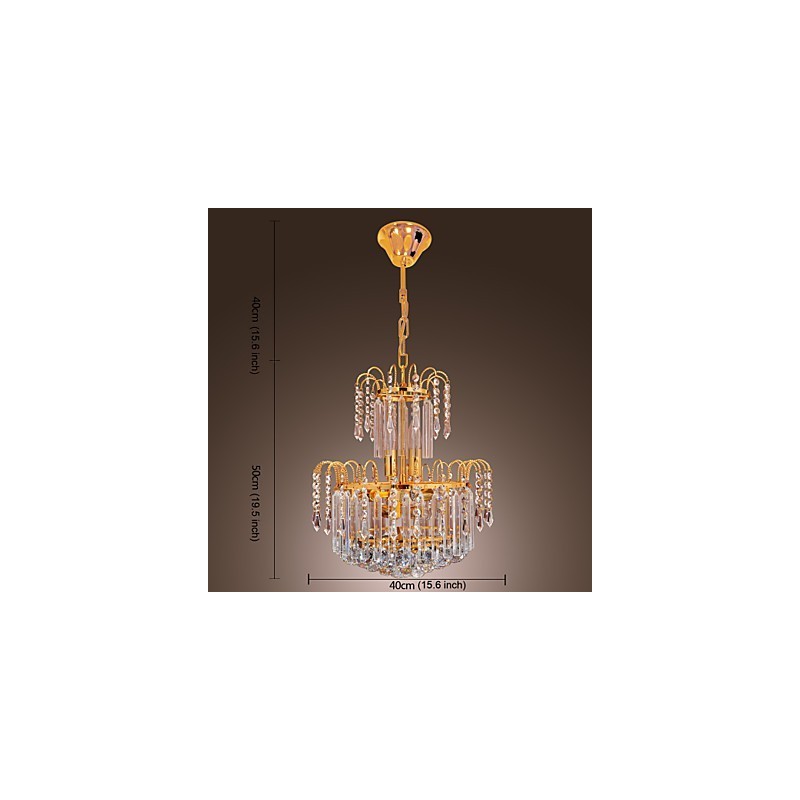 Lustre de Cristal de Luxo com 7 Luzes