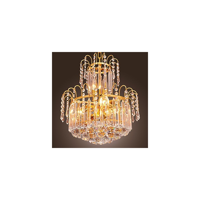 Lustre de Cristal de Luxo com 7 Luzes
