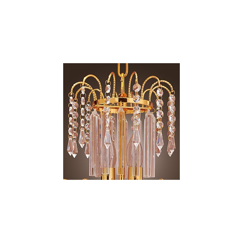 Lustre de Cristal de Luxo com 7 Luzes