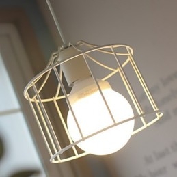1 Luzes Country Metal Pendente Luz