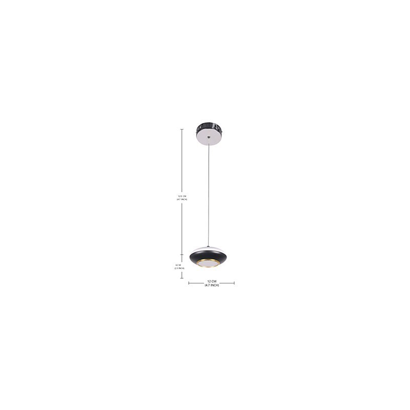Design moderno de disco voador de alta qualidade, luminária pendente para café